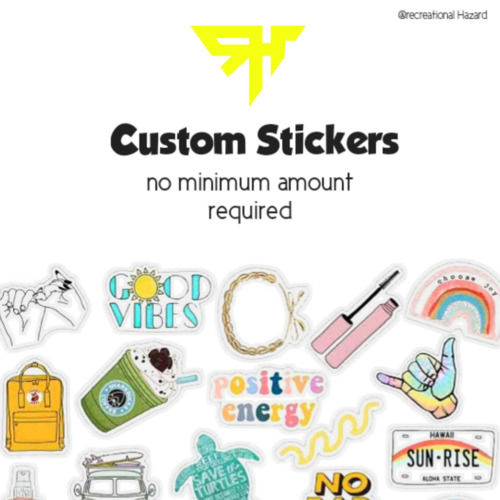 Custom sticker service